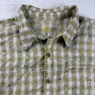Camisa de senderismo Mountain Hardwear a cuadros con botones manga corta grande Foto 1 de 4