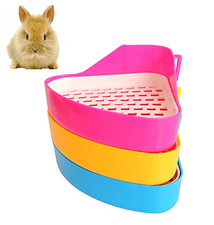 Vivian Triangle Potty Trainer Corner Litter Toilet Indoor for Small Animal Pig