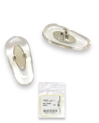 Oliver Peoples Gafas de sol Anteojos Plata Repuesto Almohadillas para la nariz Clip Crimpado Foto 1 de 4