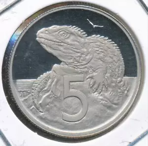 Nueva Zelanda 1978 cinco centavos 5c Isabel II - prueba - Imagen 1 de 3