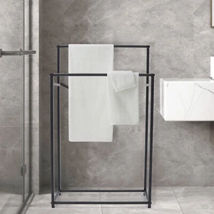 Floor Standing Towel Rack for Bathroom Indoor Outdoor, 23.6x8.7x39.4 Inch - Picture 1 of 12