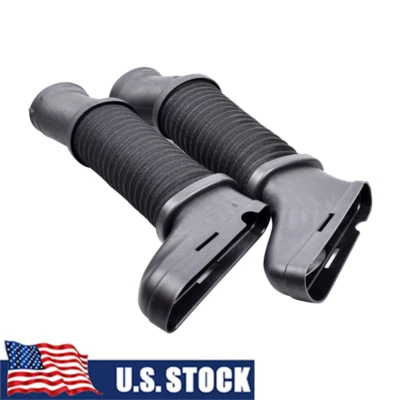 2 X Par de mangueras de conducto de admisión de filtro de aire diestro y derecho para 12-17 Benz E550 ClS550 E63 AMG Foto 1 de 4