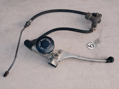 Conjunto de cilindro esclavo maestro líquido línea de frenos 1972-74. Honda CB350F CB350 CUATRO Foto 1 de 4