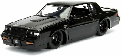 DOM'S BUICK GRAND NATIONAL "FAST & FURIOUS " 1:24 DIECAST CAR JADA BLACK 99539 - Image 1 of 4