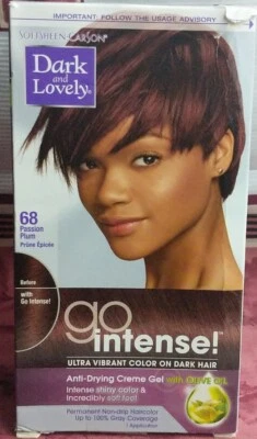 SoftSheen-Carson Color de Cabello Oscuro y Encantador Passion Ciruela con Aceite de Oliva 68 Nuevo Foto 1 de 4