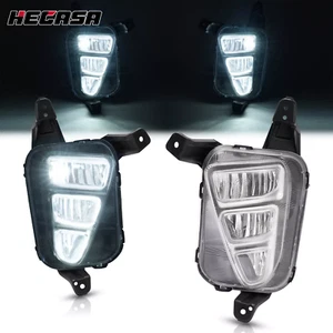 Par de luces antiniebla LED para parachoques lado conductor pasajero HECASA para Kia Optima 2016-2018 - Imagen 1 de 16