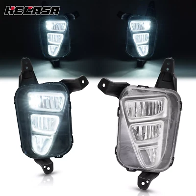 Par de luces antiniebla LED para parachoques lado conductor pasajero HECASA para Kia Optima 2016-2018 Foto 1 de 4