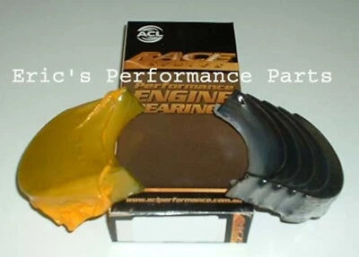 ACL 5M1633H-.25 Main Bearings CA18DET for Nissan Race CA18 S13 180SX +.25mm New - Image 1 of 3