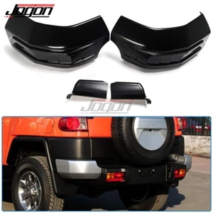 Matte Black Rear Bumper End Caps For Toyota FJ Cruiser TRD 2007 2008-2022 2023 - Picture 1 of 9