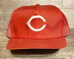 Vintage Cincinnati Reds Mesh Snapback Hat Caps - Picture 1 of 2