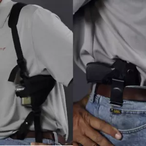 BUY 1 SHOULDER GUN HOLSTER GET 1 CONCEALED FITS High Point YC9 Yeet-Cannon 6 - Picture 1 of 8