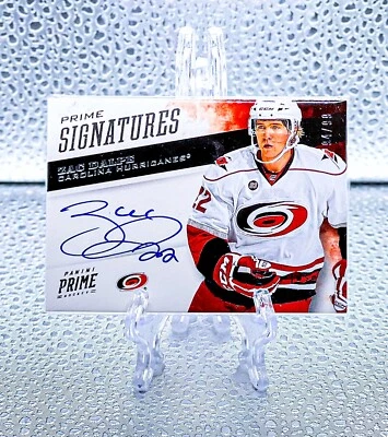 ZAC DALPE 2012 Panini Prime #69 PRIME ROOKIE SIGNATURES /99 HURRICANES RC - Image 1 of 2