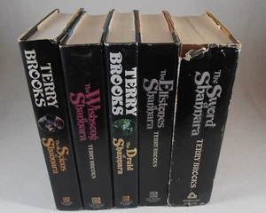 5 Scions Druid Wishsong Shannara Fantasy Terry Brooks Hardbound 1st Edition - Picture 1 of 11