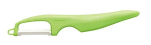 Kyocera Keramikschäler CP-11 BK a Due Lati Taglio - Fb. Verde Pelatore - Foto 1 di 2