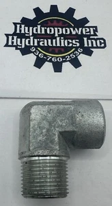 5502-04-06, Hydraulic, Fitting, MP - FP 90 Street Elbow - Picture 1 of 5