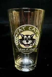Fat Cat Lager Beer Glass Sultans Of Wheat - Picture 1 of 8