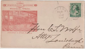 Phillips House Illus Advt cubierta Dayton O cl 2c #213 (b118) - Imagen 1 de 1