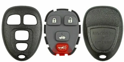 NUEVO OEM 4 botones carcasa estuche para control remoto GM KOBGT04A 15252034R 22733523R 10305091R Foto 1 de 2