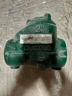 APACHE 2" SWING CHECK VALVE 1000 PSI A395-D1 NACE -O - Image 1 of 3