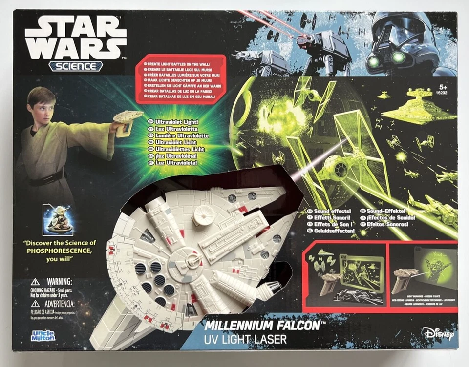 Uncle Milton's Star Wars Science, Millennium Flacon 紫外线激光 — 第 1/1 张图片