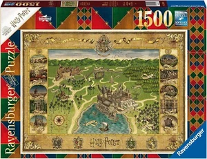 Ravensburger Harry Potter Hogwarts Carte 1500 Pièce Puzzle pour Ages 12+ - Photo 1/4