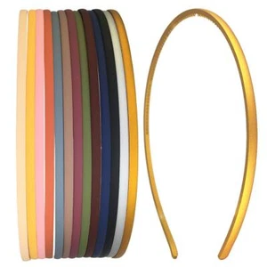 13pcs Thin Girls Headbands for Kids 4mm Hard Plastic Headbands with Teeth Sim... - Picture 1 of 9