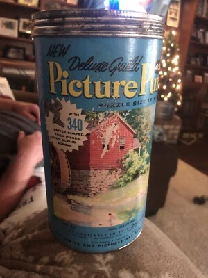 Vint Series 201 Deluxe Guild “Millpond” Picture Puzzle 340 Pieces 18” x 15 ½”  - Image 1 of 4