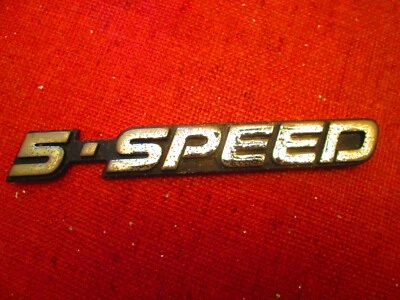 5 速徽章 Trunk Hatch 1979 福特野马福特 EXP Escort Turbo Coupe T Bird — 第 1/4 张图片