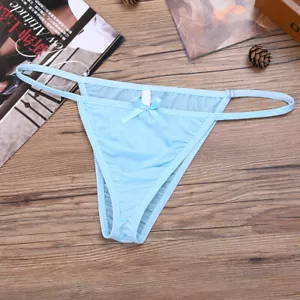 Para hombres Suave Suave Suave Sedoso Abultamiento Bikini Contorneado Bolsa Calzoncillos Ropa Interior Moño - Imagen 1 de 16
