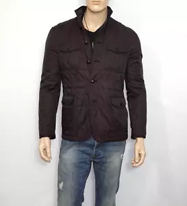 NEW John Varvatos Utility Jacket in Dark Purple Size Medium Cotton Blend - Picture 1 of 13