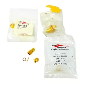 4 pcs Omni Spectra RF Coaxial Connector SMA Gold - Picture 1 of 6