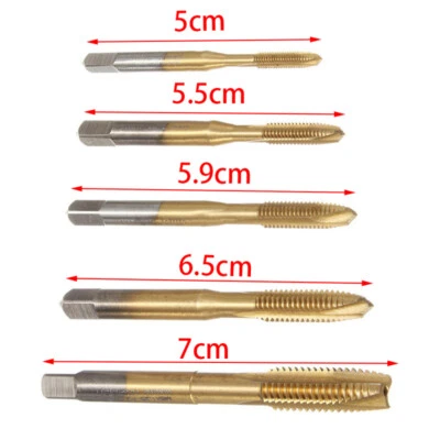 Gewindebohrer Gewindeschneider HSS Maschinengewindebohrer Metrisch M3-M8 Rechte~ - Bild 1 von 4