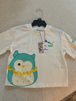 Camiseta infantil Puma SQUISHMALLOWS Originals 3T nova - Imagem 1 de 4