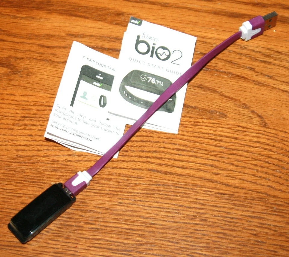 Фитнес-трекер Striiv Bio 2 Smart Band с зарядным устройством - Изображение 1 из 2