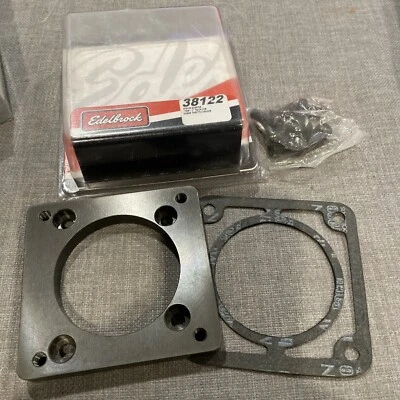 Adaptador espaciador cuerpo acelerador Edelbrock 38122 75 mm 1/2" de grosor se adapta a Honda TB Foto 1 de 3