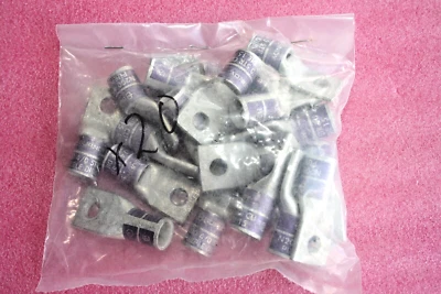 BURNDY YA-L N200 4/0 STR CU, Purple Die 15, 1 Hole Compression Terminal, 20 Pack - Image 1 of 4