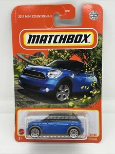 2022 Matchbox 2011 Mini Countryman MBX Highway Blue #2 - Picture 1 of 3