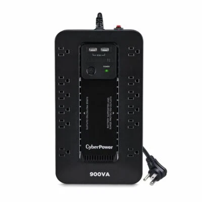 CyberPower ST900U Standby UPS 900VA/500W Compact - 120V 15A 12 Outlets - Image 1 of 2