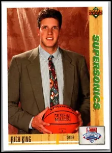 1991-92 UD Oberdeck #8 Rich King - Rookie RC KOSTENLOSER VERSAND! - Bild 1 von 2