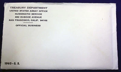 1965 special mint set. The "PROOF SET" for 1965. Original from us mint. - Image 1 of 3