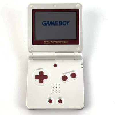 Nintendo Gameboy Advance SP AGS-001 Famicom Color Edition Japan As Is 7792 HJ - Image 1 of 4