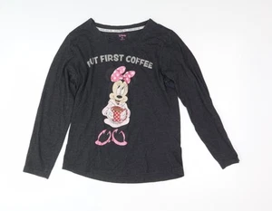 Disney Minnie Mouse Women's Black XS Long Sleeve T-Shirt - Picture 1 of 12