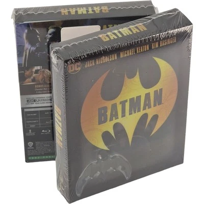 Batman 1989 4K Ultra HD Blu-Ray + Steelbook Titans Of Cult Jack Nicholson - Bild 1 von 4