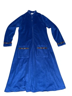 LANZ OF SALZBURG Bata Talla Pequeña Casa Abrigo Bordado Super Suave Cremallera Completa Foto 1 de 4