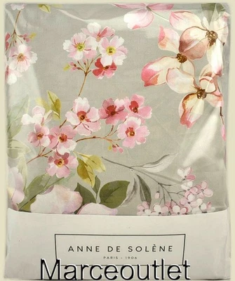 Anne De Solene Paris Voyageuse Organic Cotton Sateen QUEEN Duvet Rose Multi - Image 1 of 4