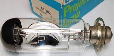 ★LAMPADA CXL/CXR  A1/202 - 8 V 50 W PER PROIETTORI CINE Super 8/8 mm★ - Immagine 1 di 2