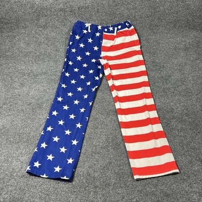 Calça Tipsy Elves Masculina Grande Bandeira Americana Estrelas Listras Vermelho Branco Azul EUA - Imagem 1 de 4