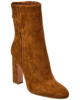 Bota Aquazzura Joplin 105 Camurça Feminina Marrom 41 - Imagem 1 de 4