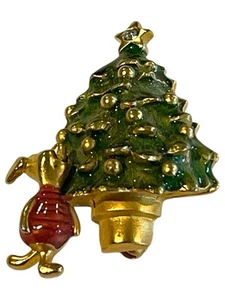 Disney Christmas Tree Piglet Pin Brooch - Picture 1 of 5