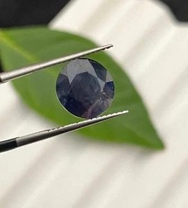 5.30 Carate Natural cut blue sapphire cushion shape gemstone from Afghanistan.  - Picture 1 of 6